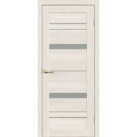 Дверь межкомнатная ламинированная Сибирь Профиль Lite doors L12 Бьянко, стекло белое матовое